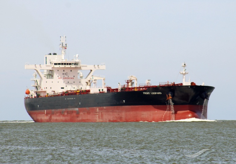 front leopard (Crude Oil Tanker) - IMO 9703320, MMSI 538006771, Call Sign V7NC6 under the flag of Marshall Islands