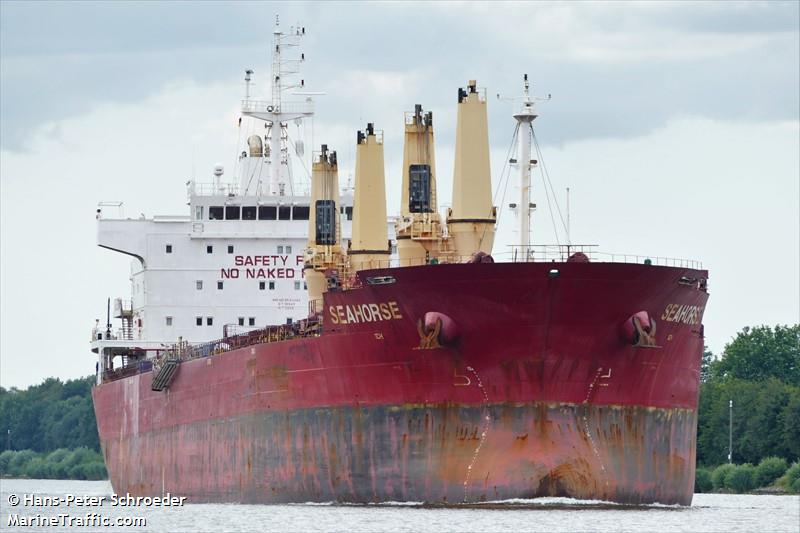 seahorse (Bulk Carrier) - IMO 9594456, MMSI 538007572, Call Sign V7GQ4 under the flag of Marshall Islands