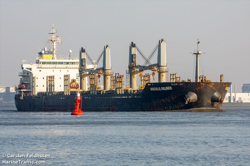 mireille selmer (Bulk Carrier) - IMO 9474199, MMSI 538007969, Call Sign V7NG2 under the flag of Marshall Islands