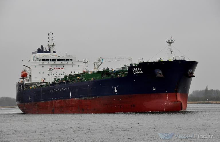 great lamda (Chemical/Oil Products Tanker) - IMO 9873668, MMSI 538008501, Call Sign V7A2437 under the flag of Marshall Islands