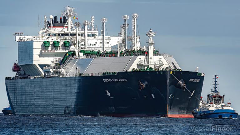 energy endeavour (LNG Tanker) - IMO 9854624, MMSI 538008879, Call Sign V7A2863 under the flag of Marshall Islands