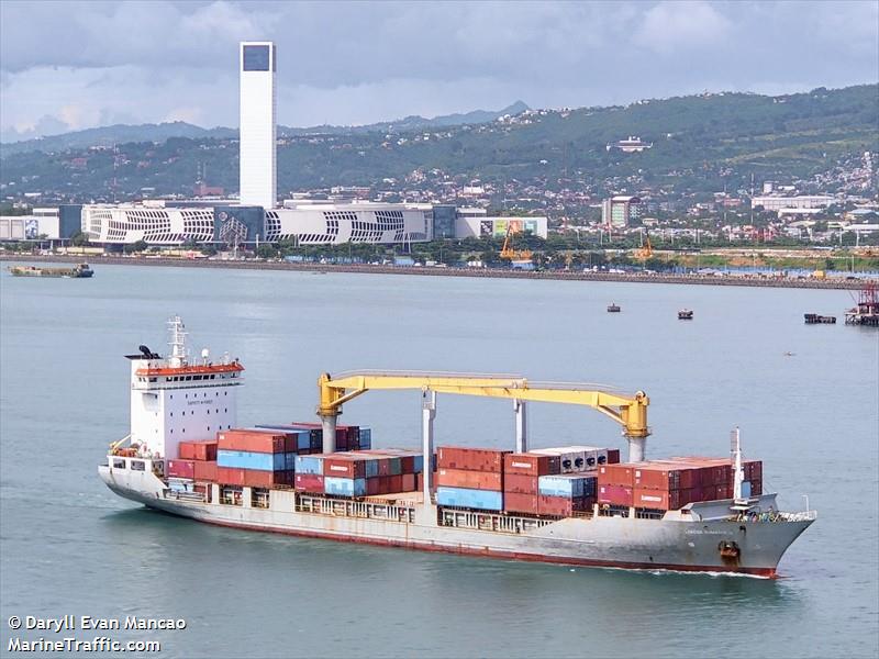 mv lorcon dumaguete (Container Ship) - IMO 9200017, MMSI 548390100, Call Sign 4DEK-2 under the flag of Philippines