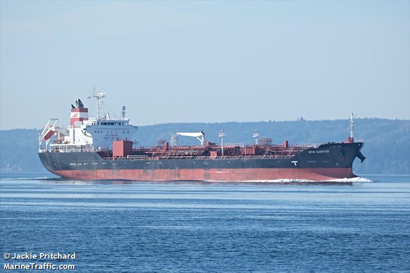 mtm santos (Chemical/Oil Products Tanker) - IMO 9712606, MMSI 565873000, Call Sign 9V2996 under the flag of Singapore