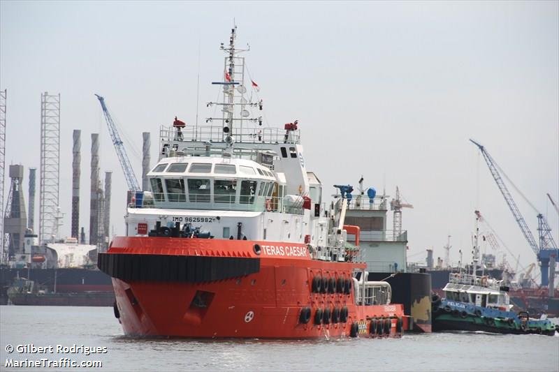 teras caesar (Anchor Hoy) - IMO 9625982, MMSI 566033000, Call Sign 9V9425 under the flag of Singapore