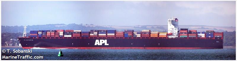apl southampton (Container Ship) - IMO 9462017, MMSI 566409000, Call Sign 9V9399 under the flag of Singapore