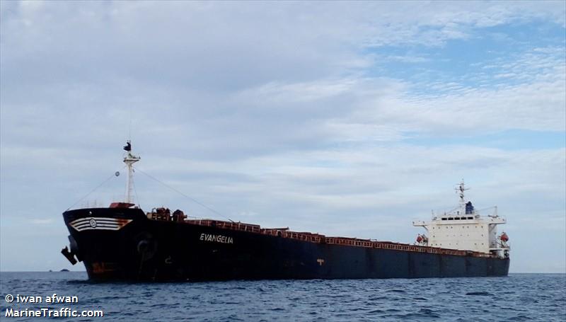 evangelia (Bulk Carrier) - IMO 9221798, MMSI 636015984, Call Sign D5DV8 under the flag of Liberia