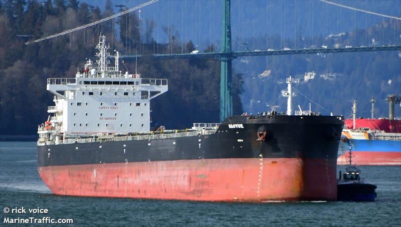 haoyue (Bulk Carrier) - IMO 9671802, MMSI 636017579, Call Sign D5LQ4 under the flag of Liberia