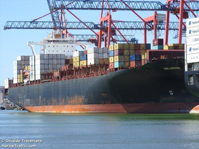 msc antonia (Container Ship) - IMO 9398216, MMSI 636018660, Call Sign D5QT7 under the flag of Liberia