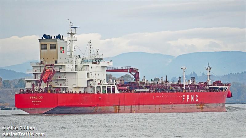 fpmc 33 (Chemical/Oil Products Tanker) - IMO 9831713, MMSI 636018725, Call Sign D5RC6 under the flag of Liberia