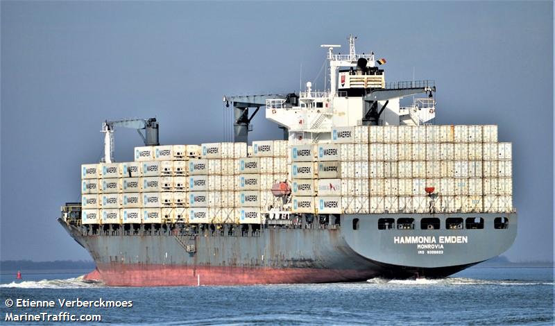 emden (Container Ship) - IMO 9326823, MMSI 636018732, Call Sign A8IF3 under the flag of Liberia