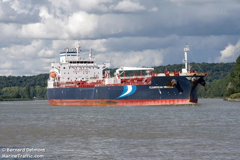 clearocean miracle (Chemical/Oil Products Tanker) - IMO 9849394, MMSI 636018901, Call Sign D5RX9 under the flag of Liberia