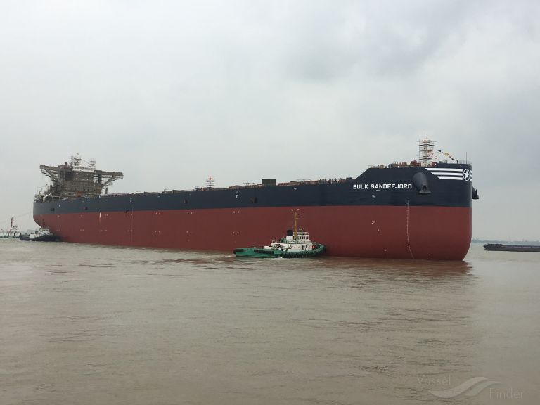 bulk sandefjord (Bulk Carrier) - IMO 9844590, MMSI 636018968, Call Sign D5SG6 under the flag of Liberia