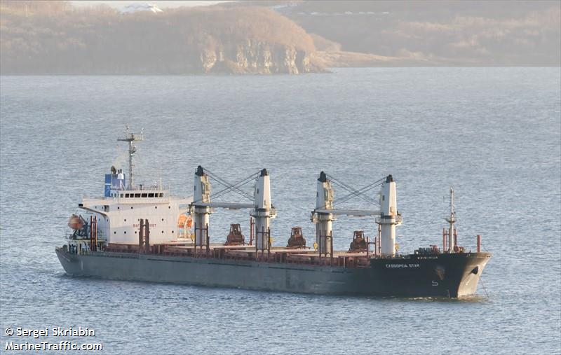 cassiopeia star (General Cargo Ship) - IMO 9303431, MMSI 636019426, Call Sign D5UL7 under the flag of Liberia