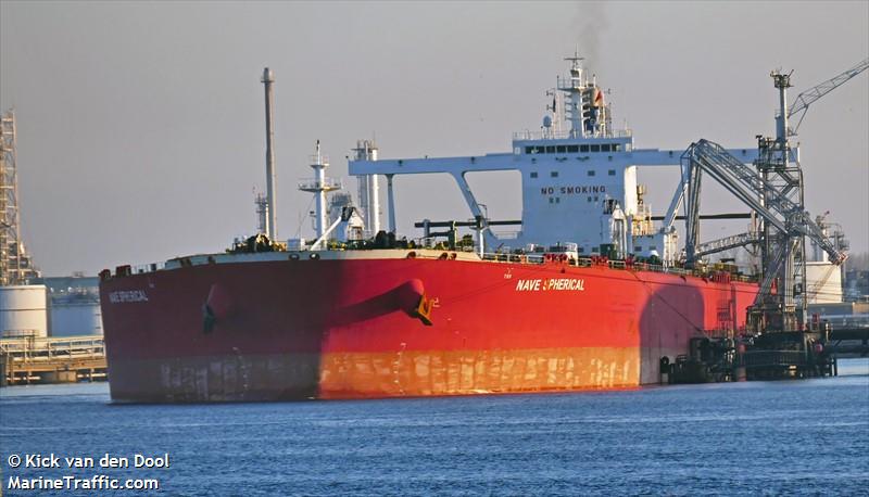 nave spherical (Crude Oil Tanker) - IMO 9376751, MMSI 636019453, Call Sign D5UP3 under the flag of Liberia