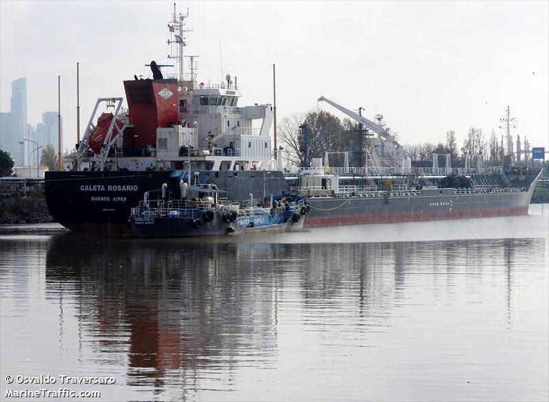 m-t caleta rosario (Chemical/Oil Products Tanker) - IMO 9424041, MMSI 701006216, Call Sign LW5177 under the flag of Argentina