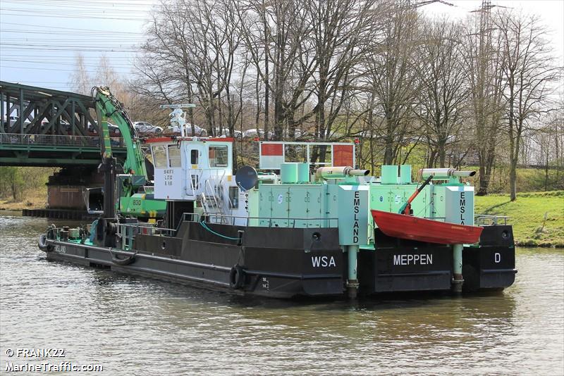 emsland (Dredging or UW ops) - IMO , MMSI 211179110, Call Sign DD4668 under the flag of Germany