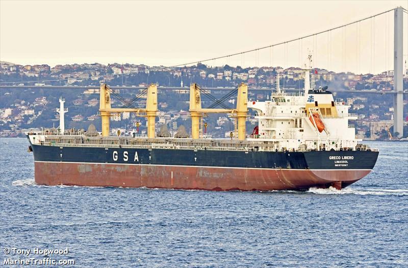 greco libero (Bulk Carrier) - IMO 9713387, MMSI 212582000, Call Sign 5BHE4 under the flag of Cyprus