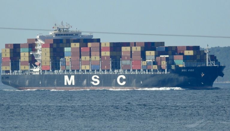 msc vigo (Container Ship) - IMO 9480227, MMSI 218853000, Call Sign DITL2 under the flag of Germany