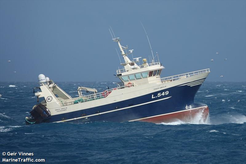 frida amalie l549 (Fishing Vessel) - IMO 9807786, MMSI 219023236, Call Sign OXAB under the flag of Denmark