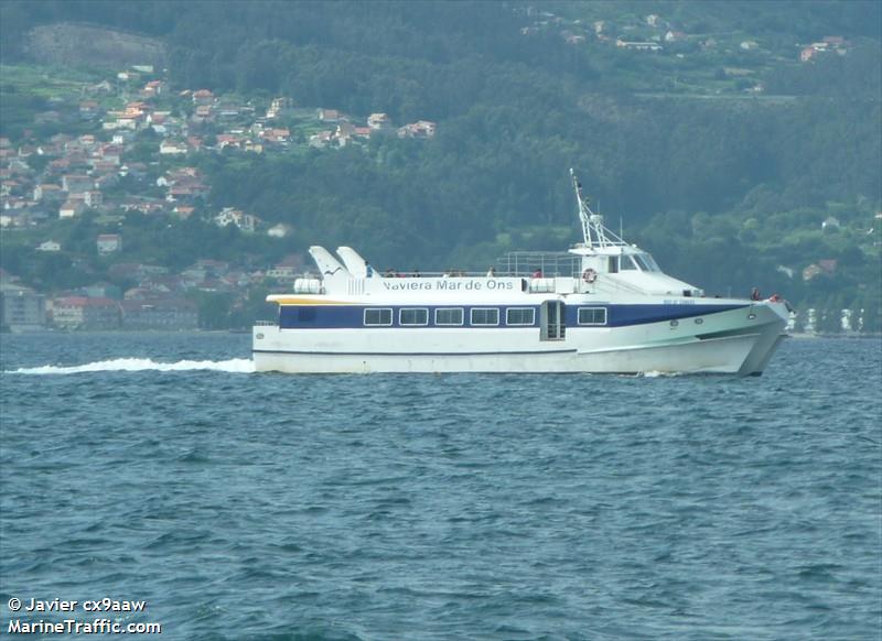 mar de cangas (Passenger ship) - IMO , MMSI 224084240, Call Sign EA 4038 under the flag of Spain