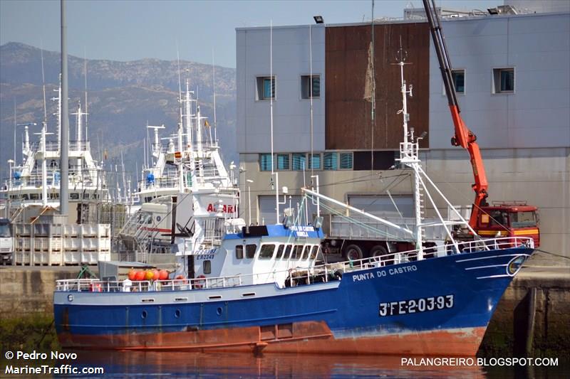 punta do castro (Fishing Vessel) - IMO 8684553, MMSI 224116380, Call Sign EA2349 under the flag of Spain