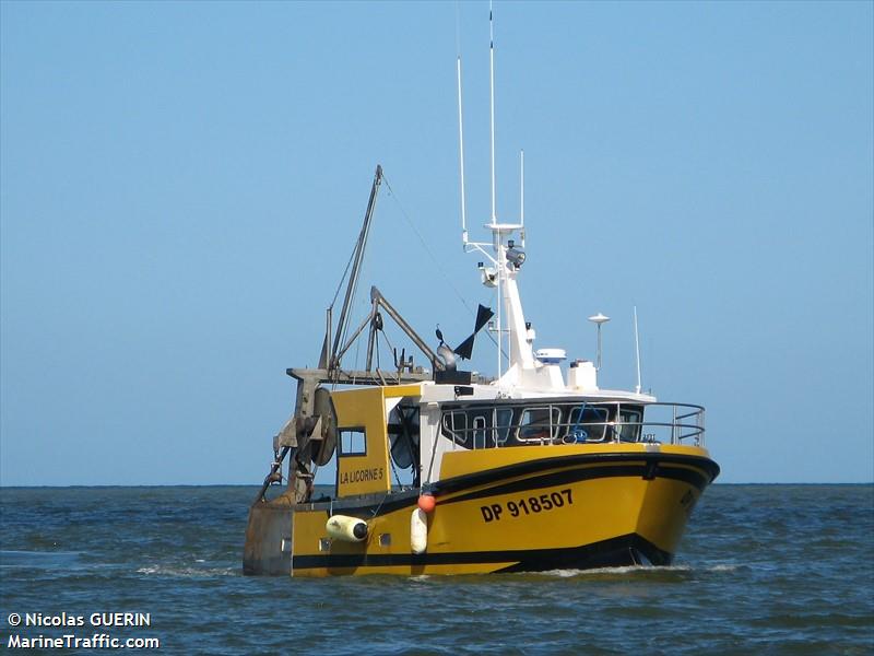 la licorne 5 (Fishing vessel) - IMO , MMSI 227637650, Call Sign FGE4194 under the flag of France