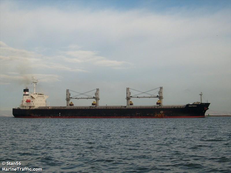 aquitania (Bulk Carrier) - IMO 9300491, MMSI 235050012, Call Sign MADG under the flag of United Kingdom (UK)