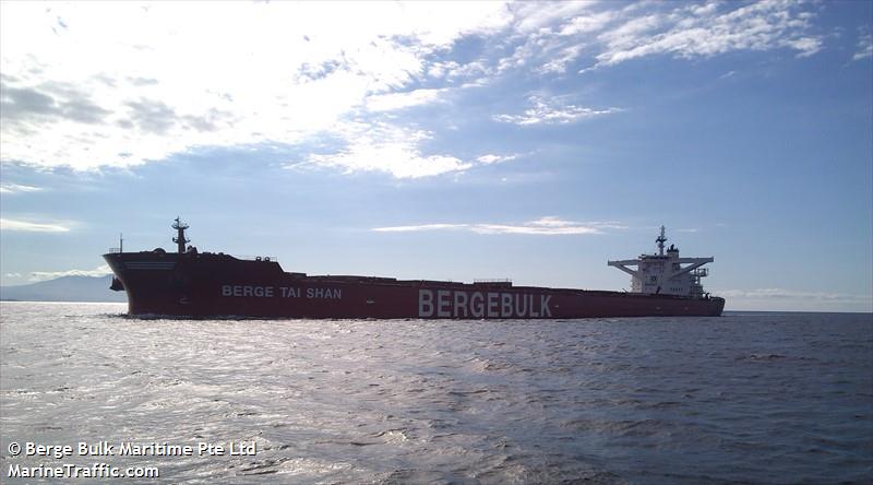 berge tai shan (Bulk Carrier) - IMO 9675937, MMSI 235107512, Call Sign 2HXU4 under the flag of United Kingdom (UK)