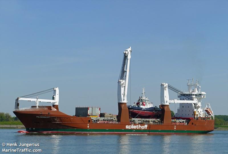 pauwgracht (General Cargo Ship) - IMO 9448308, MMSI 244117000, Call Sign PCCI under the flag of Netherlands