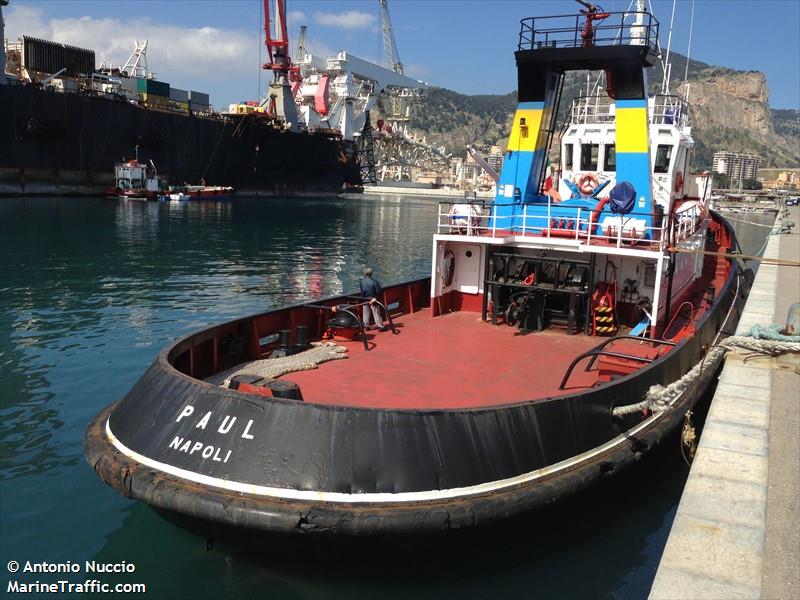 paul (Tug) - IMO 9005819, MMSI 247155000, Call Sign ITLP under the flag of Italy