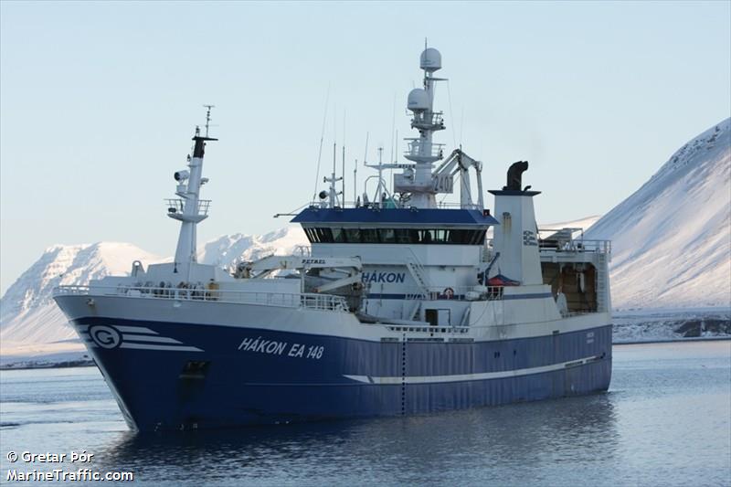 hakon (Fishing Vessel) - IMO 9212357, MMSI 251517000, Call Sign TFOJ under the flag of Iceland