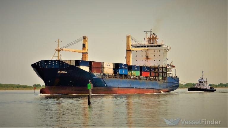 as fiorella (Container Ship) - IMO 9395111, MMSI 255806068, Call Sign CQIU2 under the flag of Madeira