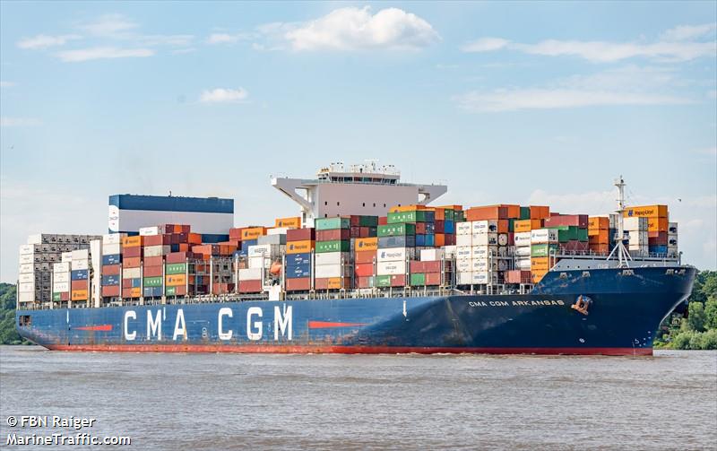cma cgm arkansas (Container Ship) - IMO 9722651, MMSI 256644000, Call Sign 9HA3973 under the flag of Malta