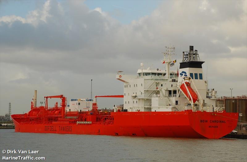 bow cardinal (Chemical/Oil Products Tanker) - IMO 9114244, MMSI 259830000, Call Sign LADQ5 under the flag of Norway