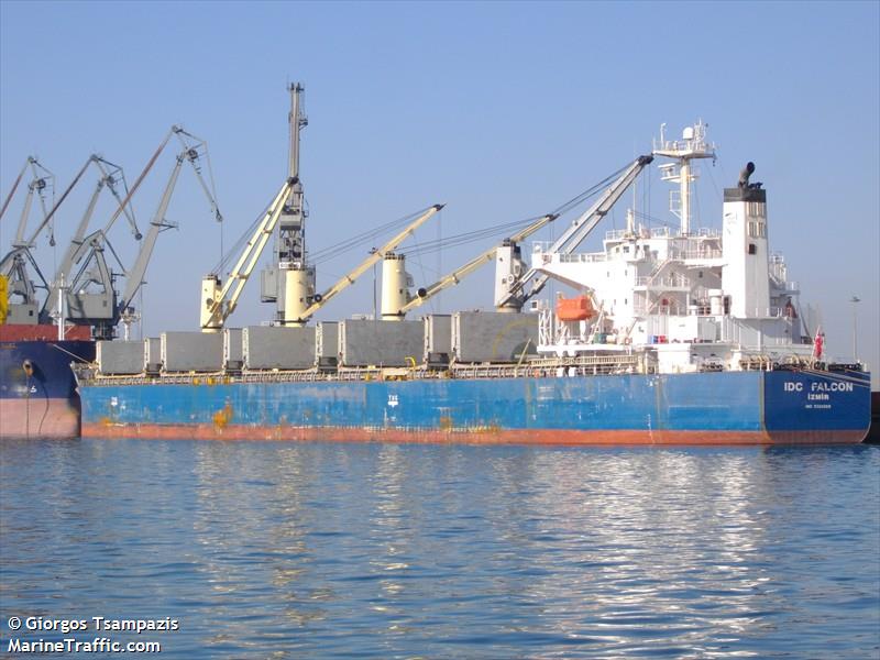 idc falcon (Bulk Carrier) - IMO 9324069, MMSI 271040248, Call Sign TCXI5 under the flag of Turkey