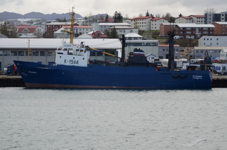 ostankino (Fishing Vessel) - IMO 8522157, MMSI 273246800, Call Sign UEXP under the flag of Russia
