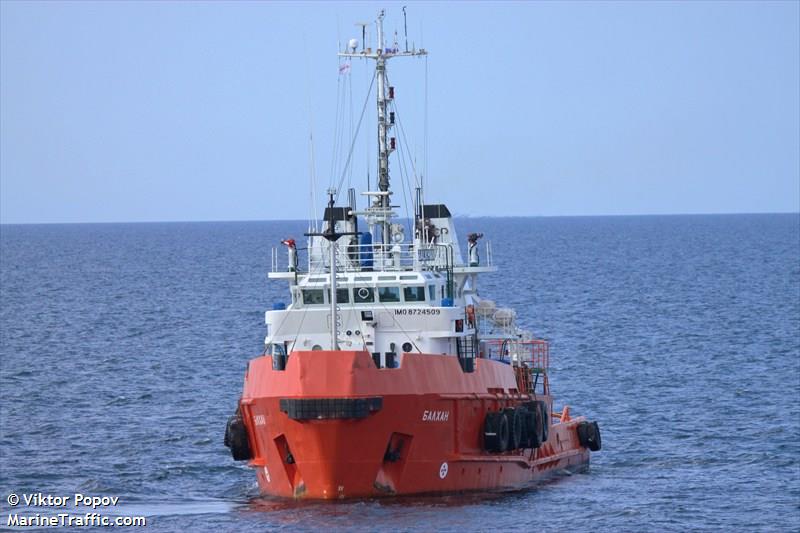 balkhan (Offshore Tug/Supply Ship) - IMO 8724509, MMSI 273410800, Call Sign UBXL under the flag of Russia