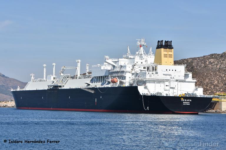 megara (LNG Tanker) - IMO 9770945, MMSI 311000478, Call Sign C6CI2 under the flag of Bahamas