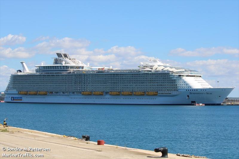 symphony of the seas (Passenger (Cruise) Ship) - IMO 9744001, MMSI 311000660, Call Sign C6DF6 under the flag of Bahamas