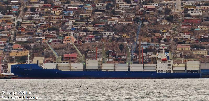 cool spirit (Refrigerated Cargo Ship) - IMO 9765861, MMSI 311000853, Call Sign C6EC2 under the flag of Bahamas