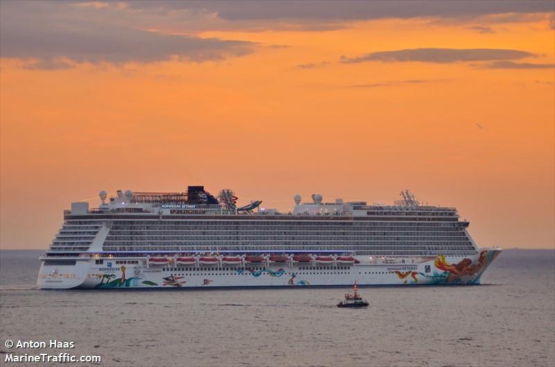 norwegian getaway (Passenger (Cruise) Ship) - IMO 9606924, MMSI 311050900, Call Sign C6ZJ4 under the flag of Bahamas