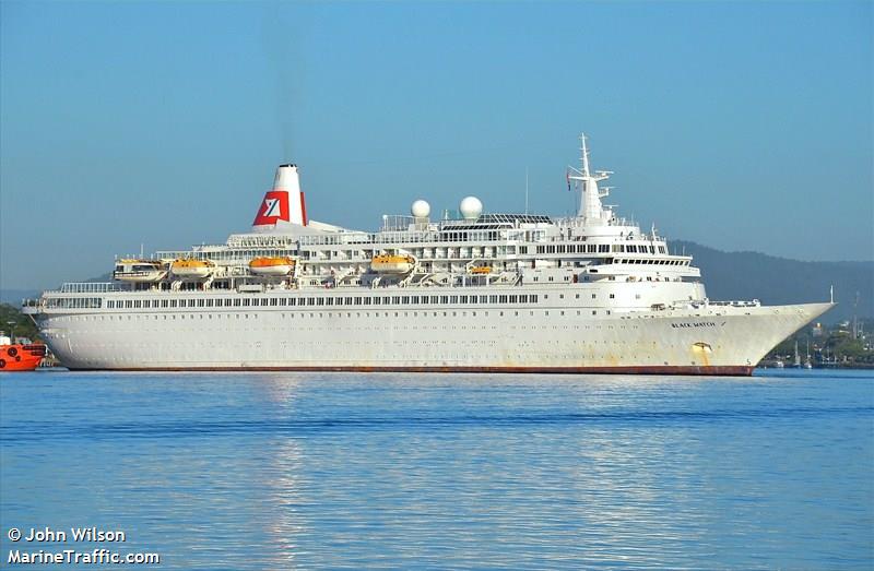 black watch (Passenger (Cruise) Ship) - IMO 7108930, MMSI 311166000, Call Sign C6RS5 under the flag of Bahamas