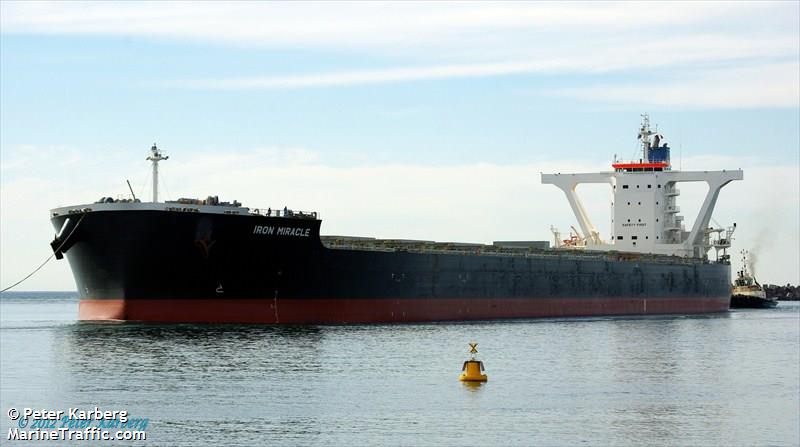 iron miracle (Bulk Carrier) - IMO 9500742, MMSI 352037000, Call Sign 3FKD4 under the flag of Panama