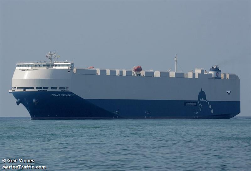 trans harmony 2 (Vehicles Carrier) - IMO 9788851, MMSI 352409000, Call Sign 3ECJ7 under the flag of Panama