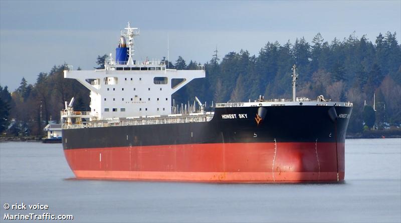 honest sky (Bulk Carrier) - IMO 9667306, MMSI 354436000, Call Sign 3FAA5 under the flag of Panama