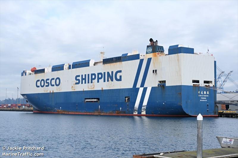 cosco tengfei (Vehicles Carrier) - IMO 9454723, MMSI 355518000, Call Sign HPMO under the flag of Panama