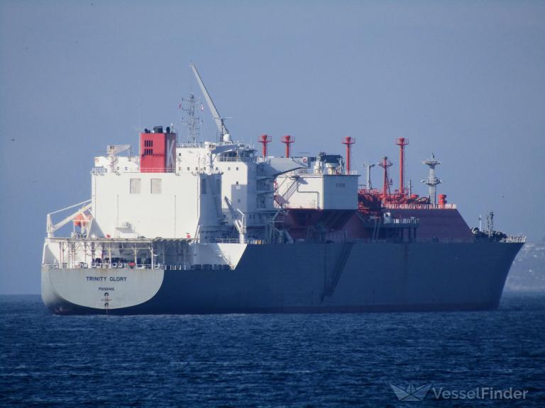 trinity glory (LNG Tanker) - IMO 9350927, MMSI 370668000, Call Sign 3FMV6 under the flag of Panama
