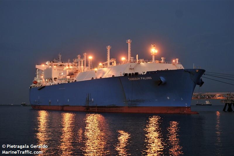 tangguh palung (LNG Tanker) - IMO 9355379, MMSI 370766000, Call Sign H9NH under the flag of Panama