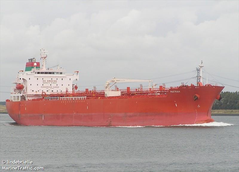 matrah (Chemical/Oil Products Tanker) - IMO 9405849, MMSI 370985000, Call Sign 3FRL9 under the flag of Panama