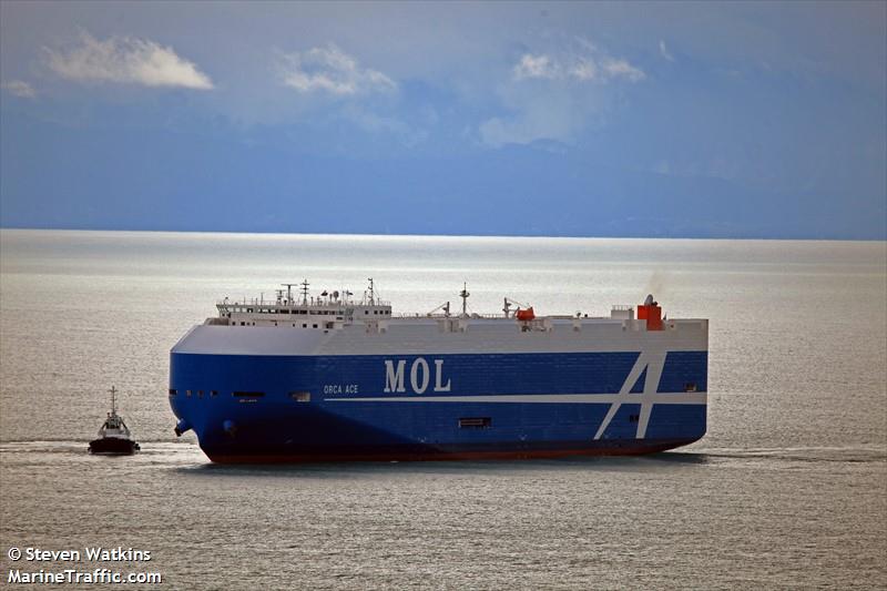 orca ace (Vehicles Carrier) - IMO 9777814, MMSI 371563000, Call Sign 3EFB2 under the flag of Panama